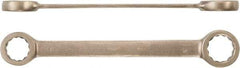 Ampco - 9mm x 11mm 12 Point Box Wrench - Double End, Aluminum Bronze, Plain Finish - Apex Tool & Supply