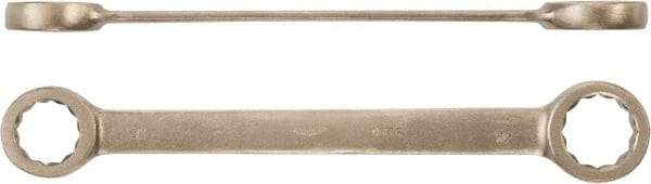 Ampco - 17mm x 19mm 12 Point Box Wrench - Double End, Aluminum Bronze, Plain Finish - Apex Tool & Supply