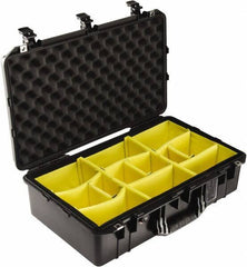 Pelican Products, Inc. - 15-15/32" Wide x 8-15/64" High, Aircase w/Divider - Black - Apex Tool & Supply