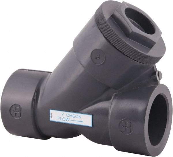 Hayward - 1" PVC Check Valve - Y-Pattern, Socket, 150 WOG - Apex Tool & Supply