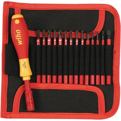 Wiha - Interchangeable Bit Screwdriver Handle - Phillips, Torx & Square Tip - Apex Tool & Supply