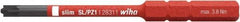 Wiha - 4mm Drive, #1 Reversible Pozidriv/Slotted Screwdriver Bit - 75mm OAL - Apex Tool & Supply