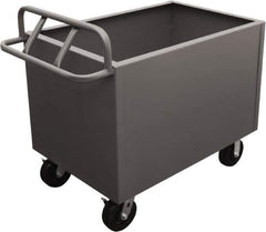Durham - 2,000 Lb Load Capacity, Steel Box Truck - 36" Wide x 24" Long x 29-1/2" High, Gray - Apex Tool & Supply