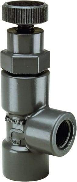 Hayward - 150 Max psi Angle Globe Pressure Reducing Valve - 1" Threaded Connection - Apex Tool & Supply