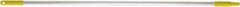 Vikan - 52 x 1" Aluminum Squeegee Handle - European Threaded Connection, Yellow - Apex Tool & Supply