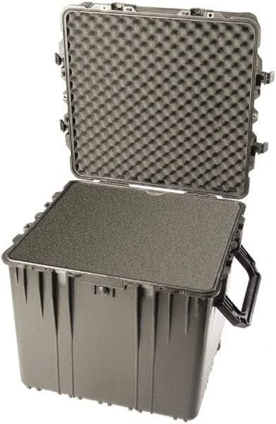 Pelican Products, Inc. - 26-1/2" Wide x 25-1/4" High, Cube Case - Black, Polypropylene - Apex Tool & Supply