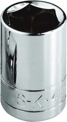 SK - 1-1/16", 1/2" Drive, Standard Hand Socket - 6 Points, Steel, Chrome Finish - Apex Tool & Supply