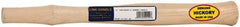 Made in USA - 14" Long Replacement Handle for Blacksmith Hammers - 7/8" Eye Length x 5/8" Eye Width, Hickory, 1-1/2 to 2-1/2 Lb Capacity, Material Grade Type A - Apex Tool & Supply