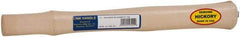 Made in USA - 14" Long Replacement Handle for Blacksmith Hammers - 1-3/16" Eye Length x 11/16" Eye Width, Hickory, Material Grade Type A - Apex Tool & Supply