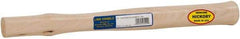 Made in USA - 16" Long Replacement Handle for Blacksmith Hammers - 1-1/4" Eye Length x 1" Eye Width, Hickory, Material Grade Type A - Apex Tool & Supply