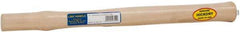 Made in USA - 18" Long Replacement Handle for Blacksmith Hammers - 1-1/4" Eye Length x 1" Eye Width, Hickory, Material Grade Type A - Apex Tool & Supply