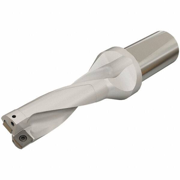 Iscar - 61.5mm Max Drill Depth, 3xD, 20.5mm Diam, Indexable Insert Drill - 2 Inserts, 25mm Shank Diam, Whistle Notch Shank - Apex Tool & Supply