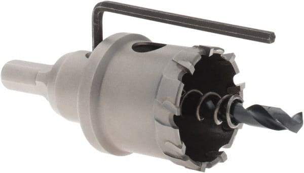 Value Collection - 1-3/8" Diam, 1" Cutting Depth, Hole Saw - Carbide-Tipped Saw - Apex Tool & Supply
