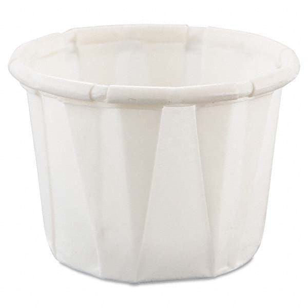 DART - Paper Portion Cups, .5 oz, White, 250/Bag, 20 Bags/Carton - Apex Tool & Supply
