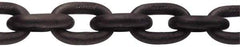 CM - 1-1/4" Welded Alloy Chain - 72,300 Lb Capacity, Grade 80, 90' Long, Alloy Steel, Self-Colored Finish - Apex Tool & Supply