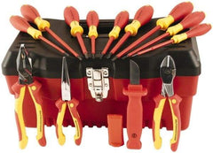 Wiha - 12 Piece Insulated Hand Tool Set - Comes in Molded Case - Apex Tool & Supply