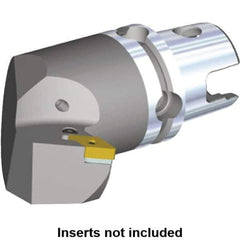 Kennametal - Right Hand Cut, Size KM50, DN.. Insert Compatiblity, Internal or External Modular Turning & Profiling Cutting Unit Head - 52mm Ctr to Cutting Edge, 75mm Head Length, Through Coolant, Series Kenlever - Apex Tool & Supply