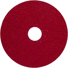Norton - 7" Diam 7/8" Hole 50 Grit Fiber Disc - Coarse Grade, Ceramic Alumina - Apex Tool & Supply