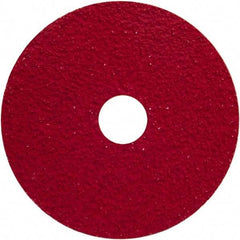 Norton - 7" Diam 7/8" Hole 24 Grit Fiber Disc - Very Coarse Grade, Ceramic Alumina - Apex Tool & Supply