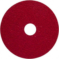 Norton - 7" Diam 7/8" Hole 60 Grit Fiber Disc - Coarse Grade, Ceramic Alumina - Apex Tool & Supply