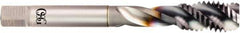OSG - 3/4-16 UNF 4 Flute 2B Modified Bottoming Spiral Flute Tap - Powdered Metal, TiCN Finish, 110mm OAL, Right Hand Flute, Right Hand Thread, H5, Series 16505 - Apex Tool & Supply
