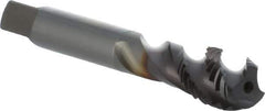OSG - 5/8-11 UNC 3 Flute 3B Modified Bottoming Spiral Flute Tap - Powdered Metal, TiCN Finish, 110mm OAL, Right Hand Flute, Right Hand Thread, H3, Series 16505 - Apex Tool & Supply