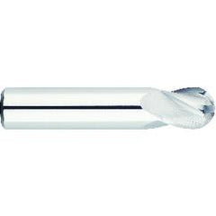 1/2" Dia. - 2-1/2" OAL - Solid CBD - Bright - Ball Nose SE EM - 4 FL - Apex Tool & Supply