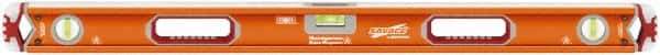 SAVAGE by SWANSON - Magnetic 36" Long 3 Vial Box Beam Level - Aluminum, Orange - Apex Tool & Supply