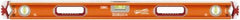 SAVAGE by SWANSON - Magnetic 36" Long 3 Vial Box Beam Level - Aluminum, Orange - Apex Tool & Supply