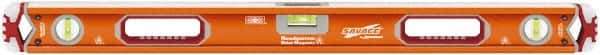 SAVAGE by SWANSON - Magnetic 32" Long 3 Vial Box Beam Level - Aluminum, Orange - Apex Tool & Supply