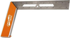SAVAGE by SWANSON - 9" Blade Length, 9mm Base Length Aluminum & Stainless Steel (Blade) Square - Apex Tool & Supply