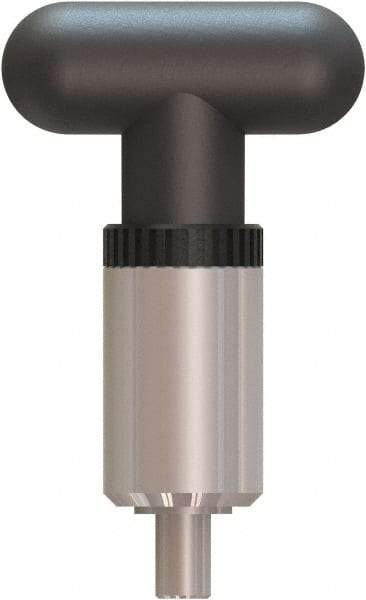 Made in USA - 5/16" Pin Diam, 0.61" Usable Length, T Handle Quick Release Pin - 3.79" OAL - Apex Tool & Supply
