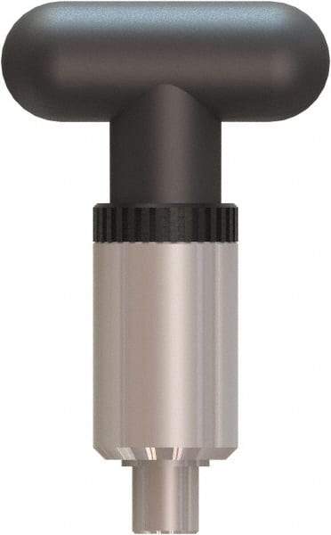 Made in USA - 1/2" Pin Diam, 0.57" Usable Length, T Handle Quick Release Pin - 4" OAL - Apex Tool & Supply