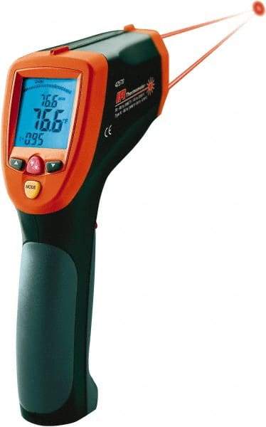 Extech - -50 to 2200°C (-58 to 3992°F) Infrared Thermometer - 50:1 Distance to Spot Ratio - Apex Tool & Supply
