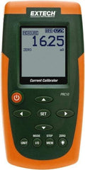 Extech - 24 VDC Max Voltage, Current Calibrator - LCD Display, +/-0.01% Basic DC Accuracy, AA and AC Adapter Power Supply - Apex Tool & Supply