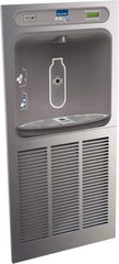 ELKAY - 8 GPH Cooling Capacity In Wall Recessed Water Cooler & Fountain - In-Wall, 20 to 105 psi, 0.20 hp, Stainless Steel - Apex Tool & Supply