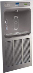 ELKAY - 8 GPH Cooling Capacity In Wall Recessed Water Cooler & Fountain - In-Wall, 20 to 105 psi, 0.20 hp, Stainless Steel - Apex Tool & Supply