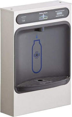 Halsey Taylor - 8 GPH Cooling Capacity Surface Mount Water Cooler & Fountain - Bottle Filling, 20 to 105 psi, 0.20 hp, Stainless Steel - Apex Tool & Supply