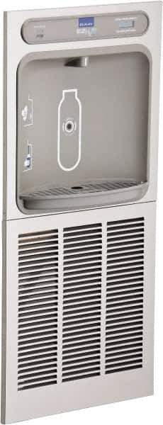 ELKAY - 8 GPH Cooling Capacity Barrier Free Wall Mounted Water Cooler & Fountain - In-Wall, 20 to 105 psi, 0.20 hp, Stainless Steel - Apex Tool & Supply