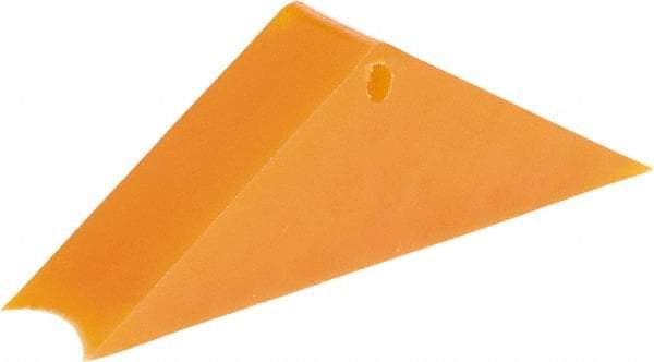Vestil - 2-1/4" Wide x 3-5/8" High x 11" Deep, Plastic Wheel Chock - Apex Tool & Supply