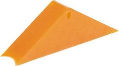 Vestil - 2-1/4" Wide x 3-5/8" High x 11" Deep, Plastic Wheel Chock - Apex Tool & Supply