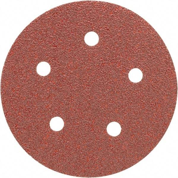 Porter-Cable - 5" Diam 1" Hole 100 Grit Fiber Disc - Fine Grade, Aluminum Oxide, 12,000 Max RPM - Apex Tool & Supply