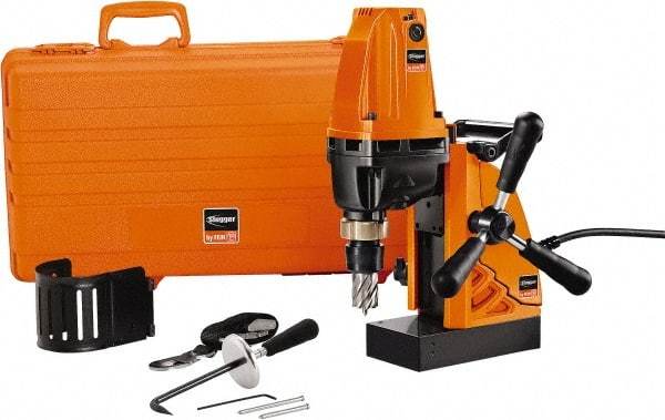 Fein - 3/4" Chuck, 2" Travel, Portable Magnetic Drill Press - 680 RPM, 750 Watts - Apex Tool & Supply