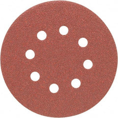 Porter-Cable - 5" Diam, 120 Grit, Aluminum Oxide Hook & Loop Disc - Fine Grade, Coated, C Weight Paper Backing, - Apex Tool & Supply