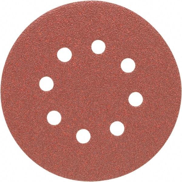 Porter-Cable - 5" Diam, 180 Grit, Aluminum Oxide Hook & Loop Disc - Very Fine Grade, Coated, C Weight Paper Backing, - Apex Tool & Supply