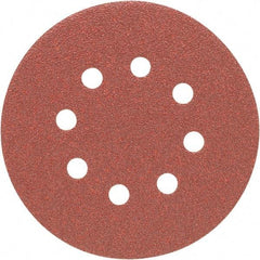 Porter-Cable - 5" Diam, 180 Grit, Aluminum Oxide Hook & Loop Disc - Very Fine Grade, Coated, C Weight Paper Backing, - Apex Tool & Supply