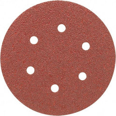Porter-Cable - 6" Diam, 120 Grit, Aluminum Oxide Hook & Loop Disc - Fine Grade, Coated, C Weight Paper Backing, - Apex Tool & Supply
