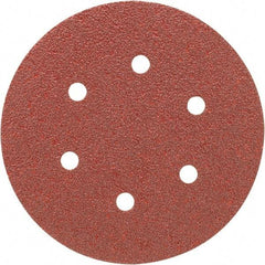 Porter-Cable - 6" Diam, 180 Grit, Aluminum Oxide Hook & Loop Disc - Very Fine Grade, Coated, C Weight Paper Backing, - Apex Tool & Supply