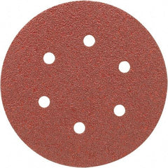 Porter-Cable - 6" Diam, 40 Grit, Aluminum Oxide Hook & Loop Disc - Coarse Grade, Coated, C Weight Paper Backing, - Apex Tool & Supply