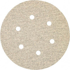 Porter-Cable - 6" Diam, 60 Grit, Zirconia Alumina Hook & Loop Disc - Medium Grade, Coated, C Weight Paper Backing, - Apex Tool & Supply